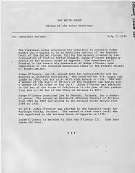 press release sandra day oconnor